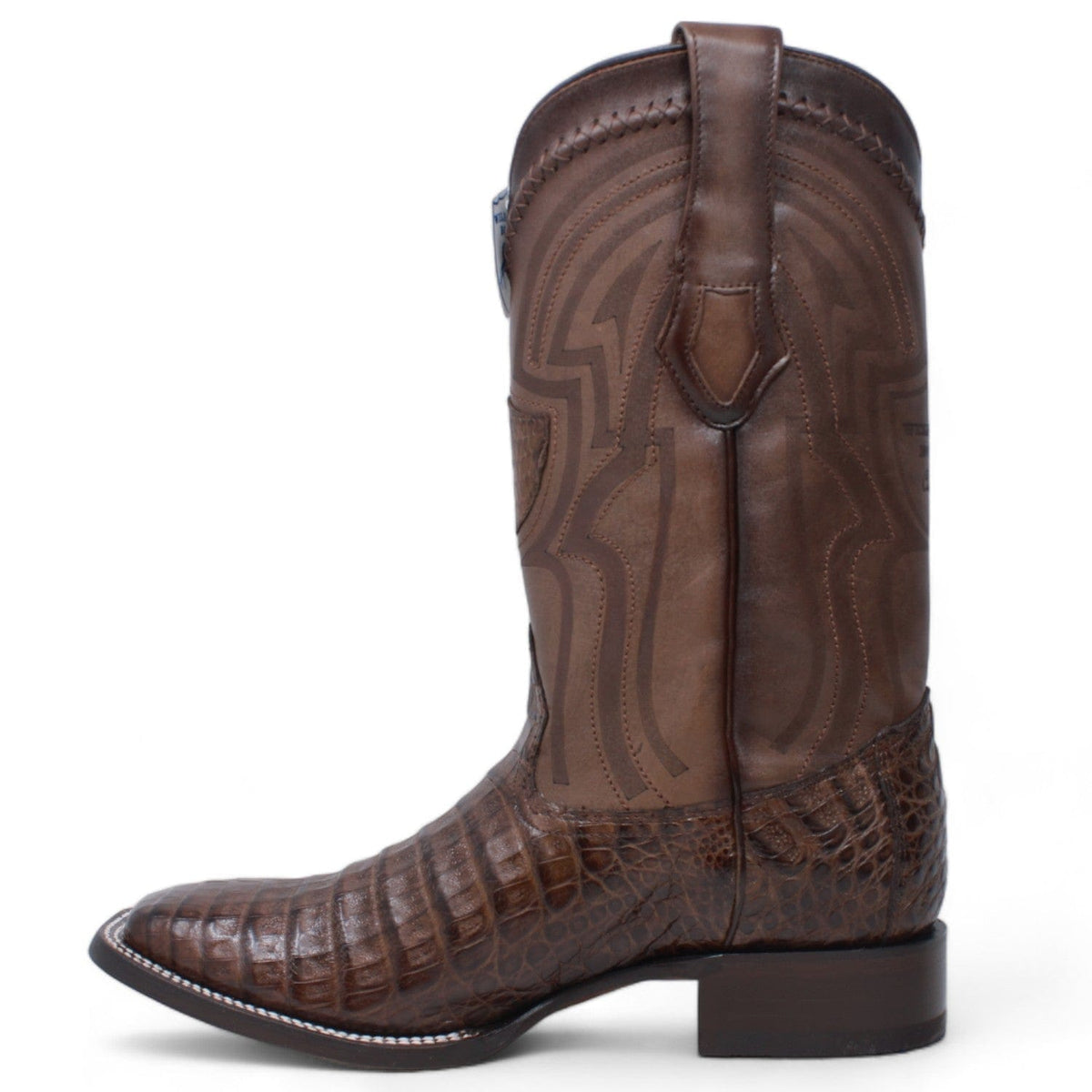 Wild West Boots Boots Men&#39;s Wild West Caiman Belly Ranch Toe Boot 2824L8207