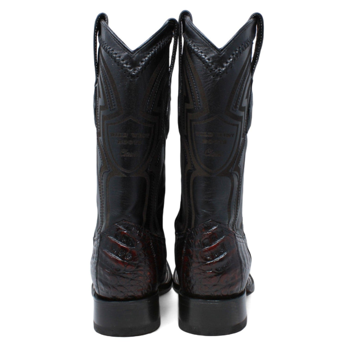 Wild West Boots Boots Men&#39;s Wild West Caiman Belly Ranch Toe Boot 2824L8218