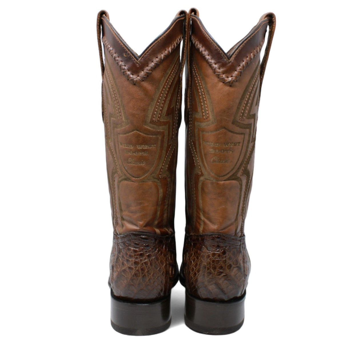 Wild West Boots Boots Men&#39;s Wild West Caiman Belly Square Toe Boot 277L8216