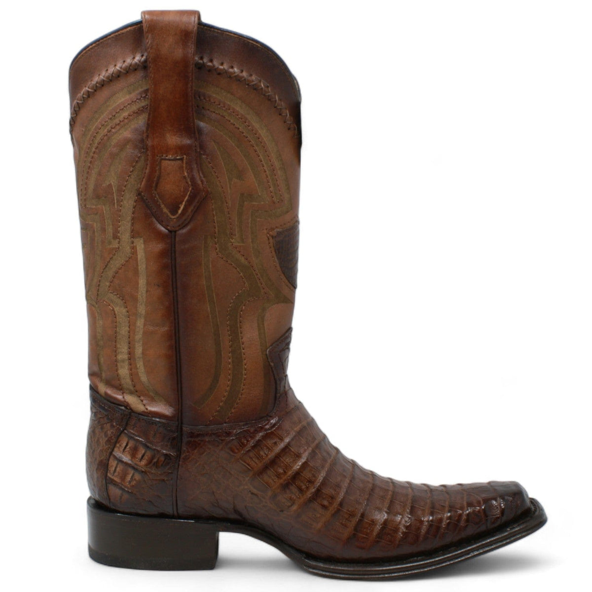 Wild West Boots Boots Men&#39;s Wild West Caiman Belly Square Toe Boot 277L8216