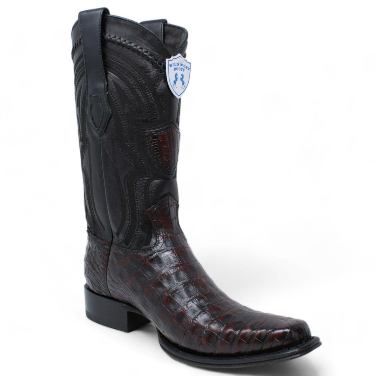 Wild West Boots Boots Men&#39;s Wild West Caiman Belly Square Toe Boot 277L8218