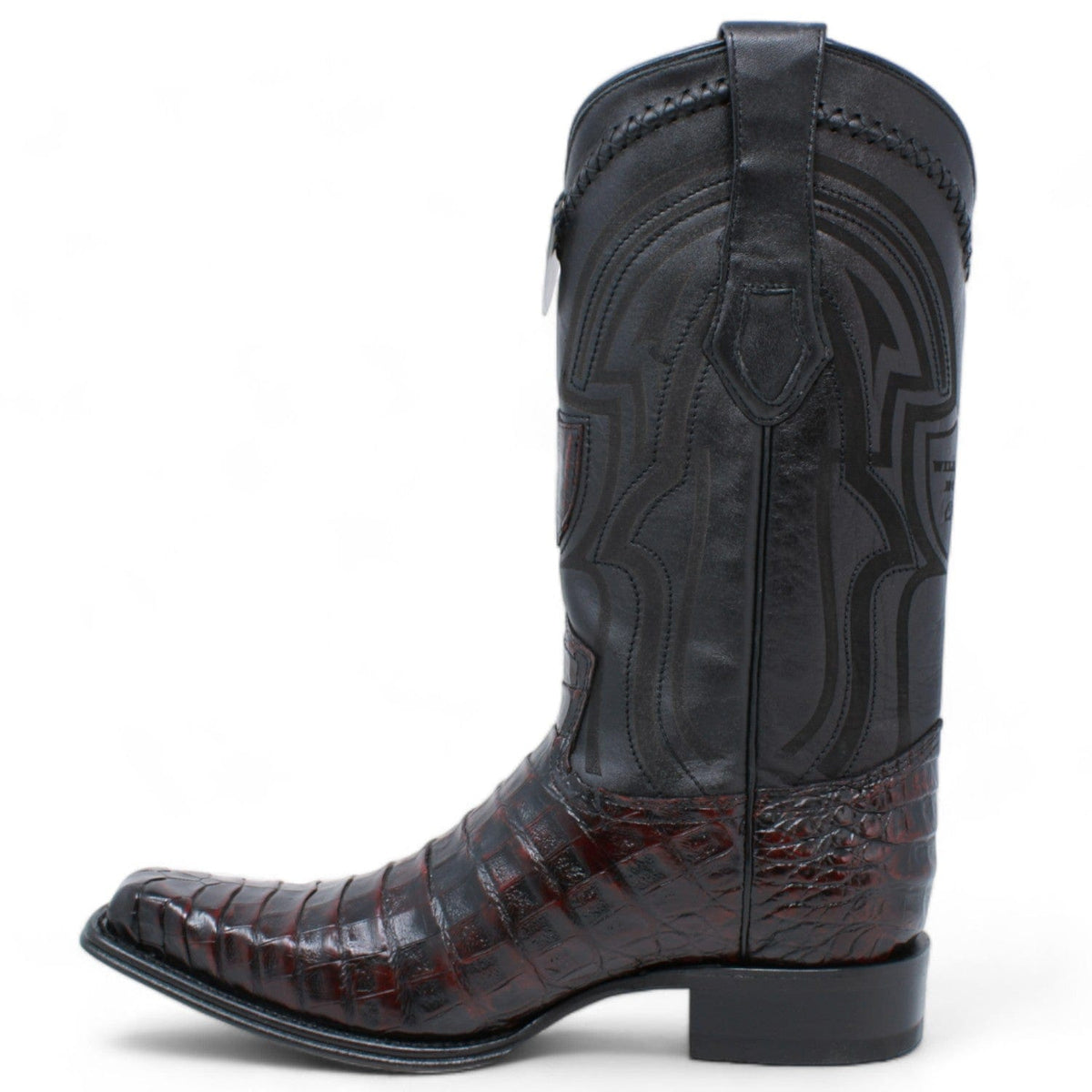 Wild West Boots Boots Men&#39;s Wild West Caiman Belly Square Toe Boot 277L8218