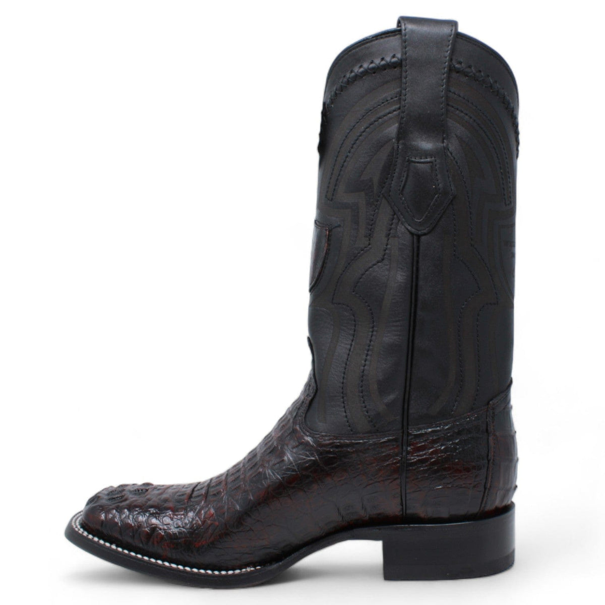 Wild West Boots Boots Men&#39;s Wild West Caiman Hornback Ranch Toe Boot 2824L0218