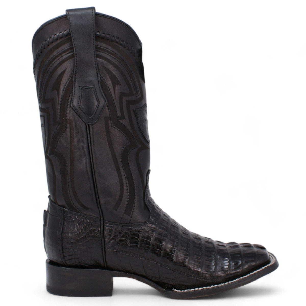 Wild West Boots Boots Men&#39;s Wild West Caiman Tail Ranch Toe Boot 2824L0105