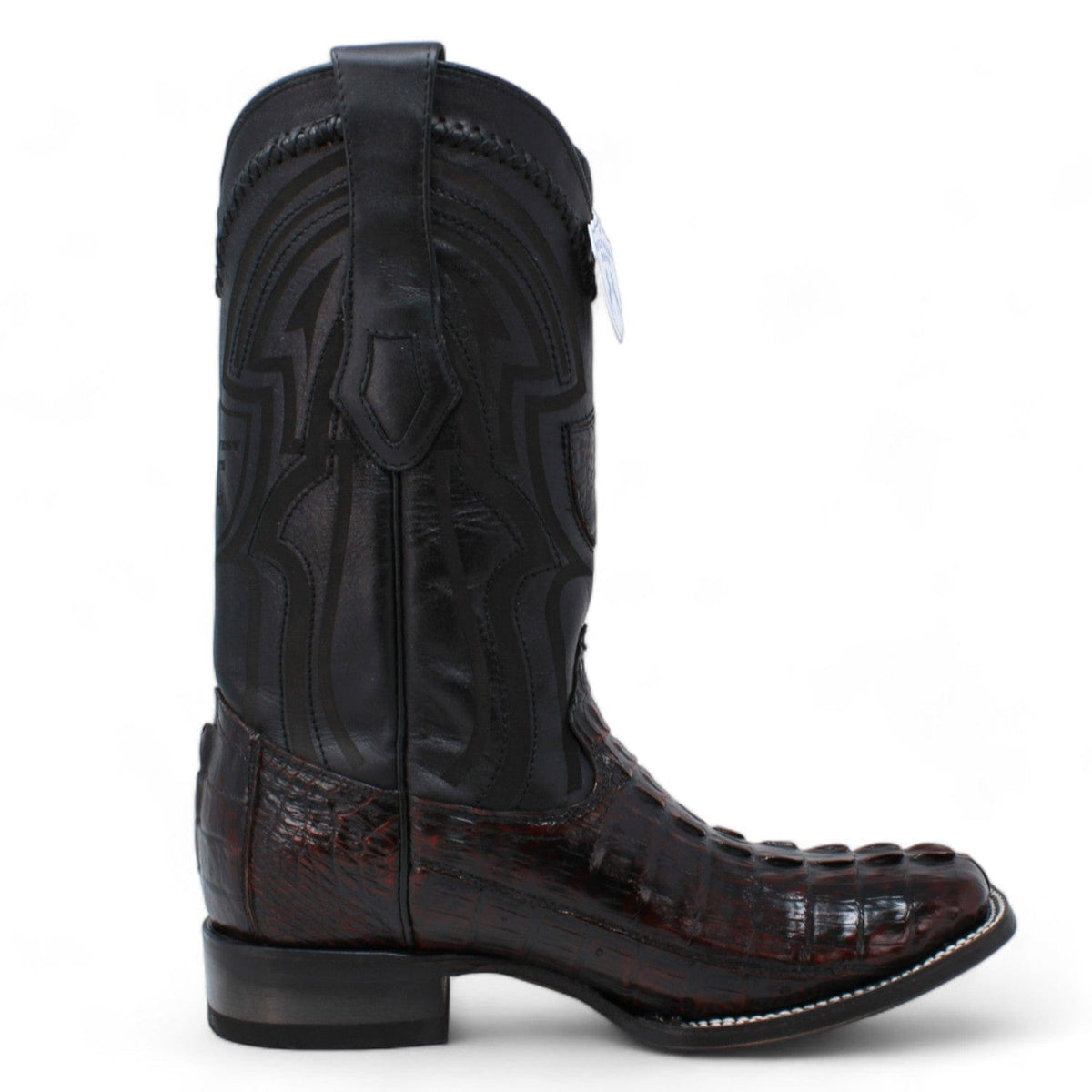 Wild West Boots Boots Men&#39;s Wild West Caiman Tail Ranch Toe Boot 2824L0118