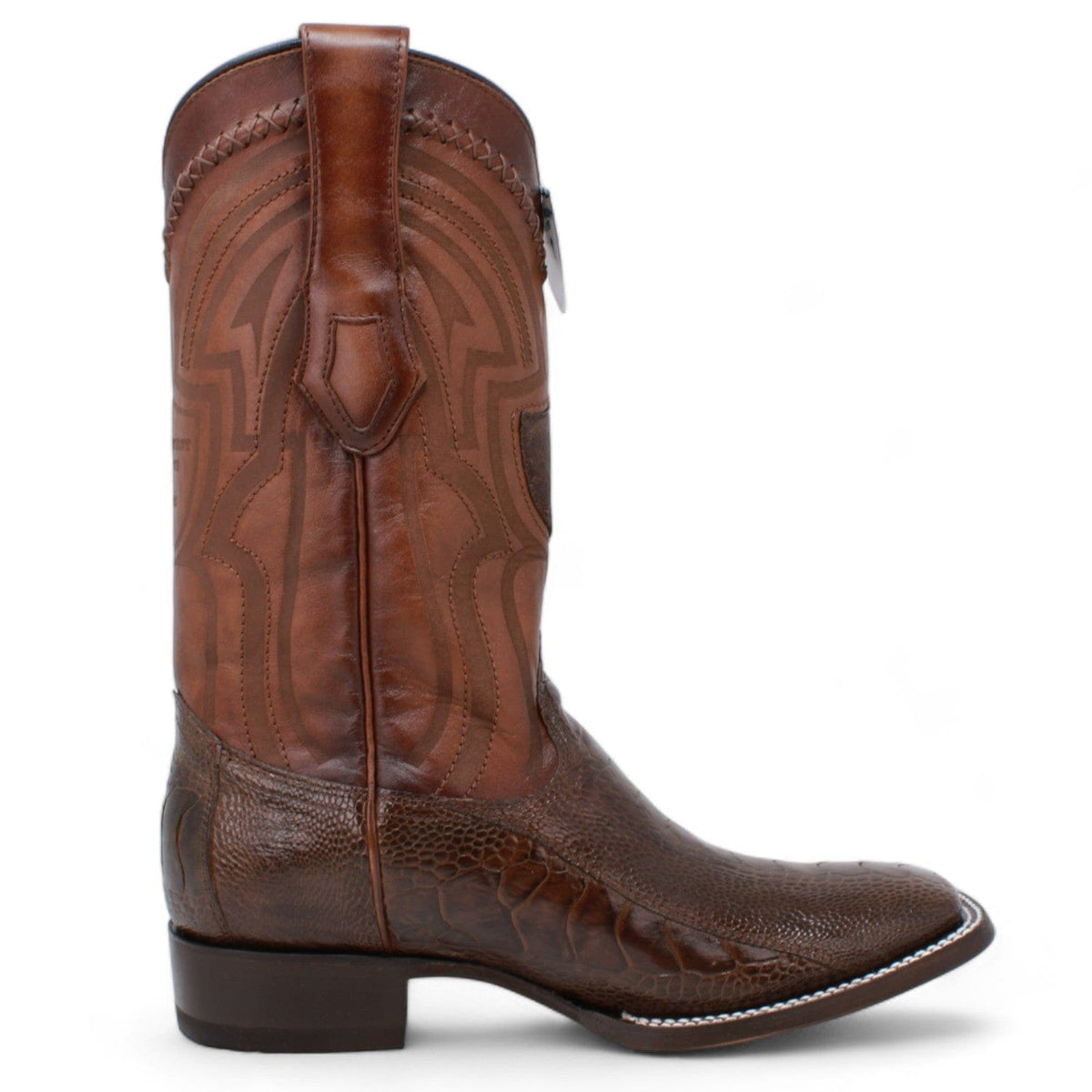 Wild West Boots Boots Men&#39;s Wild West Ostrich Leg Ranch Toe Boot 2824L0507