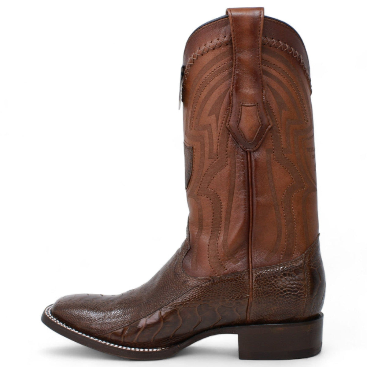 Wild West Boots Boots Men&#39;s Wild West Ostrich Leg Ranch Toe Boot 2824L0507