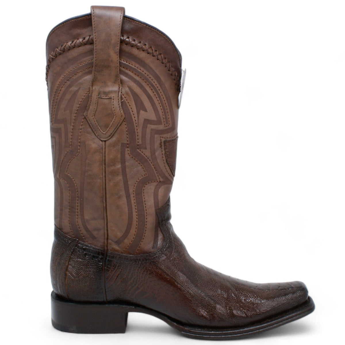 Wild West Boots Boots Men&#39;s Wild West Ostrich Leg Square Toe Boot 277L0516