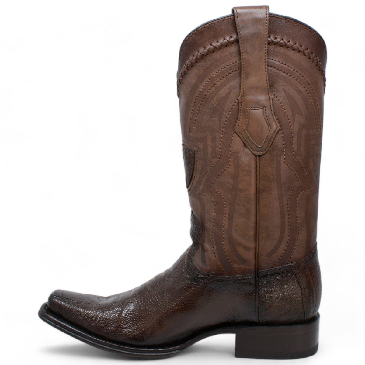 Wild West Boots Boots Men&#39;s Wild West Ostrich Leg Square Toe Boot 277L0516